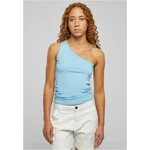 Women's asymmetrical top balticblue