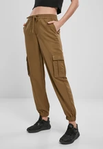 Women's viscose twill trousers summer olive