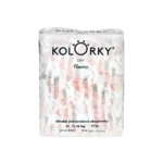 KOLORKY DAY - květy - XL (12-16 kg) jednorázové eko plenky 17 ks