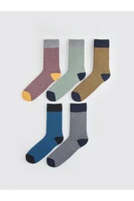 LC Waikiki Patterned Men's Sock Socks 5 Pack