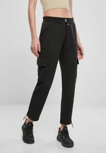 Women's Cargo Terry Pants Black