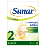 SUNAR Sensitive 2 Mléko pokračovací 500 g, 6m+