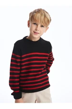 LC Waikiki Crew Neck Striped Long Sleeve Boy's Knitwear Sweater