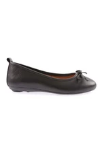 DGN 201-23y Women's Zennee Flat Shoes with Bow Detail.