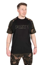 Fox tričko black camo outline t-shirt - 3xl