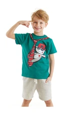 Denokids Tie Koala Boys T-shirt Shorts Set