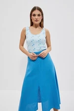 Women's top Moodo - light blue