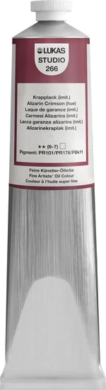 Lukas Studio Aluminium Tube Peinture à l'huile Alizarin Crimson Hue 200 ml 1 pc