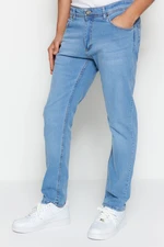 Trendyol Men's Blue Skinny Fit Flexible Fabric Jeans Denim Trousers