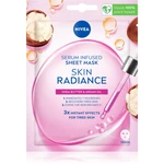 NIVEA Skin Radiance rozjasňujúca plátienková maska 1 ks