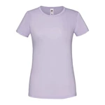 Dámske ikonické tričko Lavender z česanej bavlny Fruit of the Loom