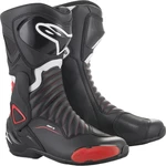 Alpinestars SMX-6 V2 Boots Black/Gray/Red Fluo 45 Bottes de moto