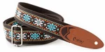 RightOnStraps Surf Textilgurte für Gitarren Wind Brown