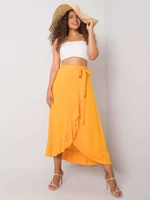 Orange skirt with tie Jettie OH BELLA