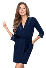 Miriam Dark blue bathrobe Dark blue