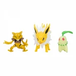 BOTI Pokémon akčné figúrky Chikorita, Abra a Jolteon 5 - 8 cm