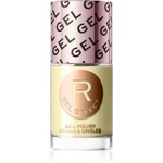 Makeup Revolution Ultimate Shine gelový lak na nehty odstín I'm Soft Delicate Yellow 10 ml