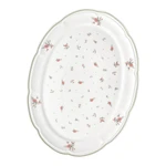 Biely porcelánový podnos Brandani Nonna Rosa