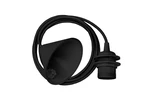 Suport de suspendare pentru abajururi Cord Set black Ø 11cm  L 2,1 m - UMAGE