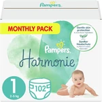 PAMPERS HARMONIE VEĽKOSŤ 1, 102KS 2-5KG