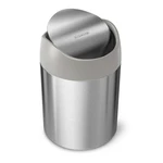Odpadkový kôš Simplehuman Mini CW2084 nerez odpadkový kôš • objem 1,5 l • výška 18,8 cm • materiál: nerezová oceľ • otváranie pomocou veka • umiestnen