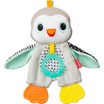 Infantino Cuddly Teether Penguin plyšová hračka s kousátkem 1 ks