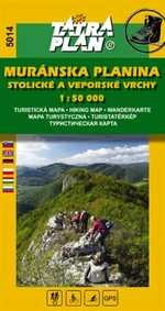 Muránska planina, Stlolické a Veporské vrchy - Turistická a cykloturistická mapa 1:50 000