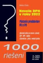 1000 riešení 3/2022 – Novela zákona o DPH