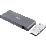 SpeaKa Professional SP-HSW-230 3 + 1 port Prepínač HDMI pripravené pre Ultra HD 3840 x 2160 Pixel