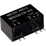 Mean Well MDD01M-15 DC / DC menič napätia, modul   34 mA 1 W Počet výstupov: 2 x
