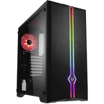 Bitfenix Saber Tempered Glass midi tower púzdro čierna 1 predinštalovaný LED ventilátor, 1 predinštalovaný ventilátor, b