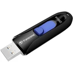 Transcend JetFlash® 790 USB flash disk 256 GB čierna, modrá TS256GJF790K USB 3.2 Gen 2 (USB 3.1)