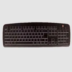 Tenká klávesnice A4tech KB-720, CZ/US, USB, černá