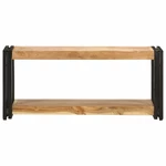 TV Cabinet 35.4"x11.8"x15.7" Solid Acacia Wood