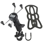 Ram Mounts Handlebar Rail Mount For Large Devices Plastic Držiak mobilu / GPS na motorku