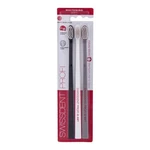 Swissdent Profi Whitening Trio Soft 3 ks zubná kefka unisex Black, White, Grey