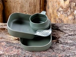 Jídelní sada Camp-A-Box® Basic Wildo® - Olive Green (Barva: Olive Green)