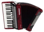 Hohner Bravo III 72 Akordeon klawiszowy Red