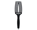 Kartáč Olivia Garden Fingerbrush Ionic Medium - černý (FB1PC-M) + dárek zdarma