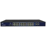 Allnet ALL-SG8626PM sieťový switch 24 + 4 porty 52 GBit/s funkcia PoE