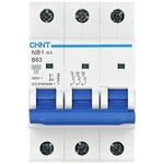 Chint 179695 NB1-63 3P B6 6kA DB elektrický istič    3-pólové 6 A  240 V, 415 V