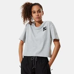 THE NORTH FACE Šedé crop třičko Fine Tee