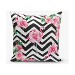 Obliečka na vankúš s prímesou bavlny Minimalist Cushion Covers Stripped Flamingo, 45 × 45 cm