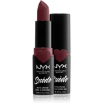 NYX Professional Makeup Suede Matte  Lipstick matný rúž odtieň 06 Lalaland 3.5 g