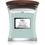 Woodwick Magnolia Birch vonná svíčka s dřevěným knotem 85 g