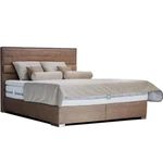 Postel Boxspring William 200x200 cm, vč. matrace, topperu