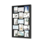 Nástěnný rámeček na fotografie Umbra PIXIE MULTI WALL FRAME - černý