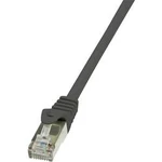 Síťový kabel RJ45 LogiLink CP2093S, CAT 6, F/UTP, 10.00 m, černá