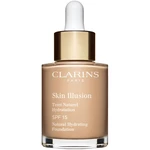 Clarins Skin Illusion Natural Hydrating Foundation rozjasňující hydratační make-up SPF 15 odstín 108.3N Organza 30 ml