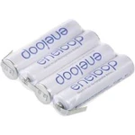 Akupack Ni-MH 4 AAA pájecí špička ve tvaru Z Panasonic eneloop Reihe F1x4 126872, 750 mAh, 4.8 V